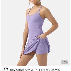 Halara In My Feels Everyday Dress-Euphoria XS wanderlust lilac